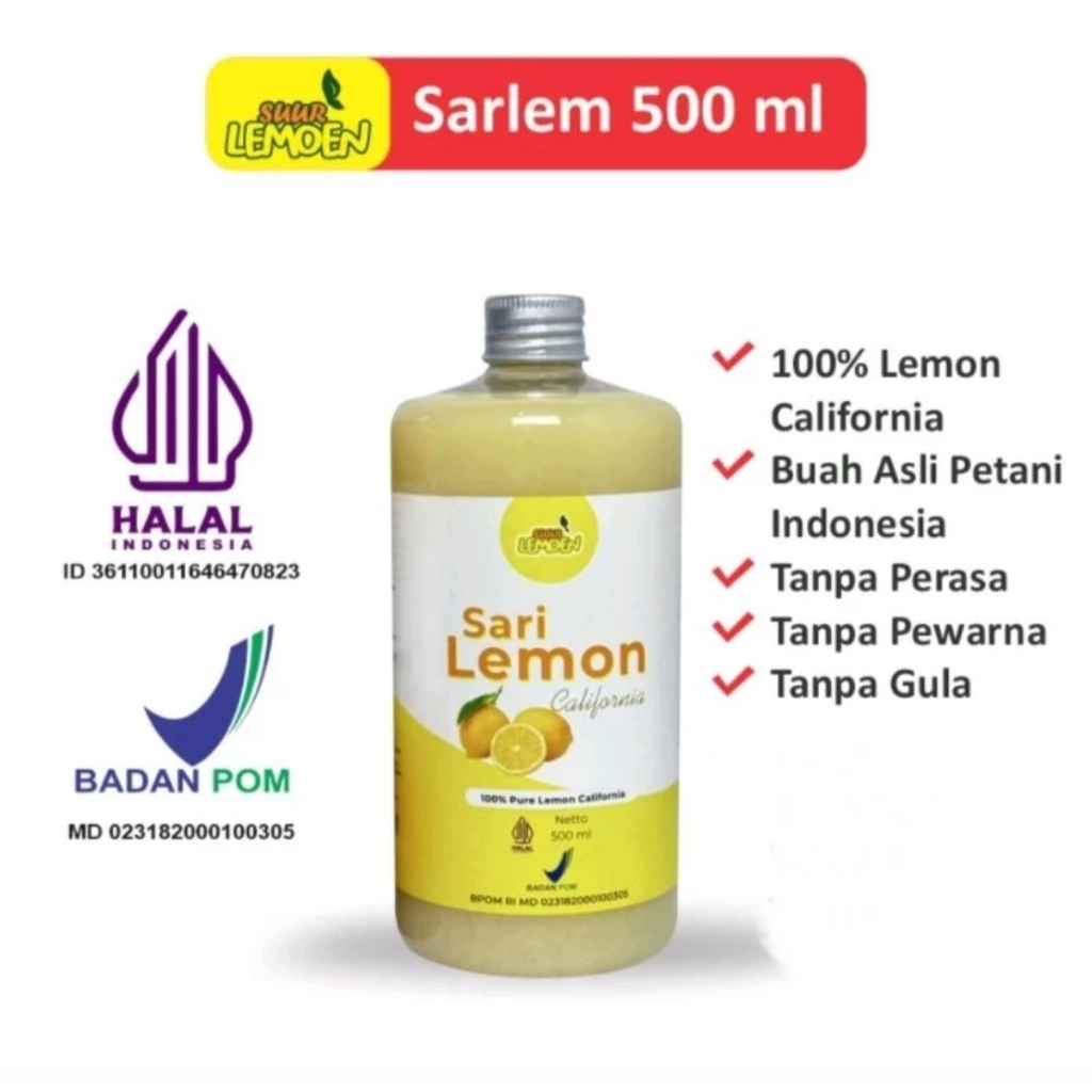 

Sari Lemon Murni Diet Detoks Alami