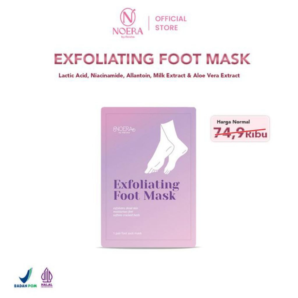 NOERA EXFOLIATING FOOT MASK NOERA FOOT MASK MASKER NOERA EXFOLIATING NOERA