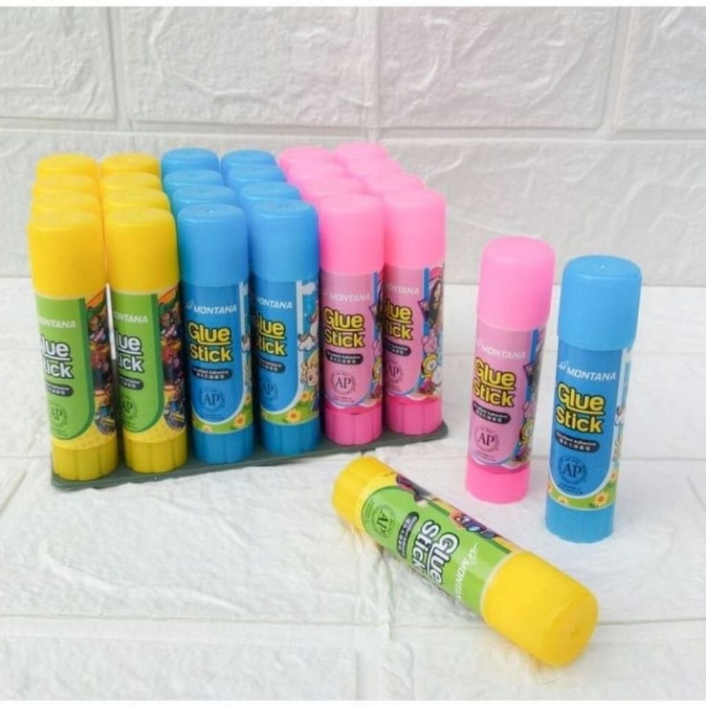 

Lem Stick Montana 10gr Warna Warni – Lem Anak Sekolah & Kantor Non-Toxic (24 Pcs)