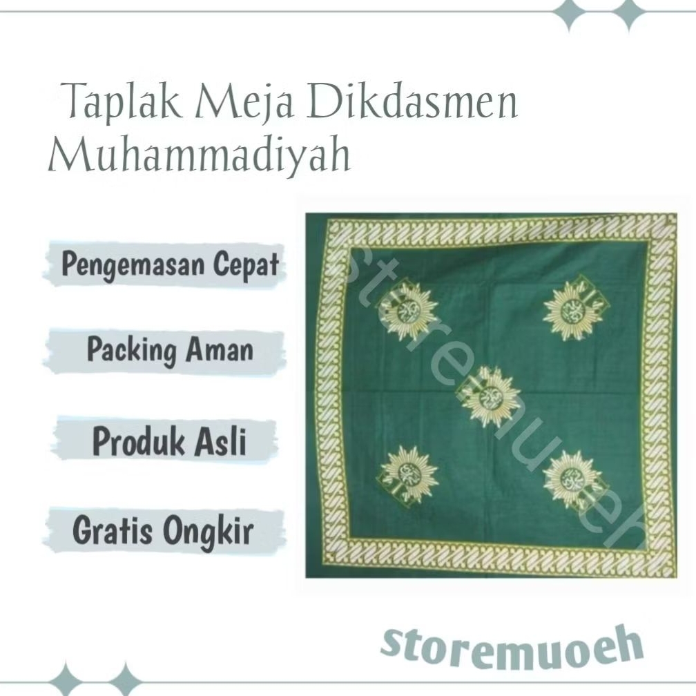 Taplak Meja Dikdasmen Muhammadiyah