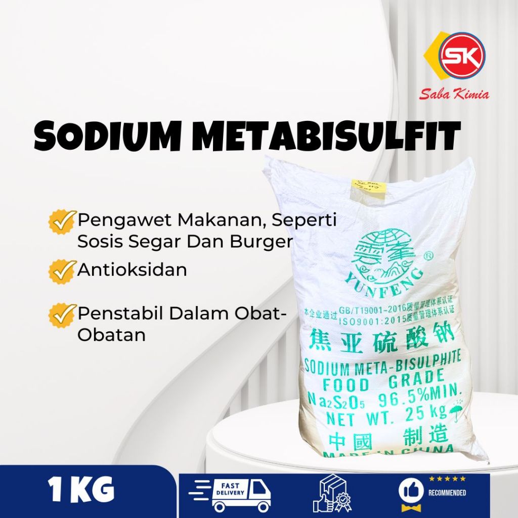 

Sodium Metabisulfit / Pengawet Makanan Food Grade 1 Sak