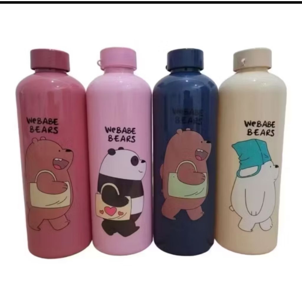 Botol minum plastik beruang 1 liter murah bagus/ botol minum anak dewasa 1 liter/ botol minum travel