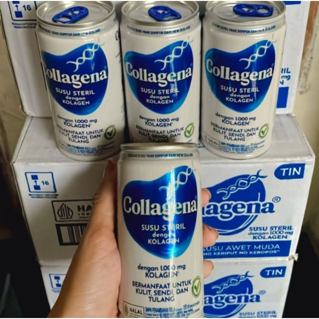 

Collagena Susu Cair Steril Kaleng 189 ml