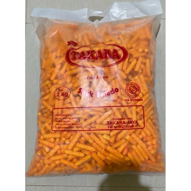 

Stik Balado Takara Harga Grosir Termurah 1kg dan 2kg Rasa Balado mantap