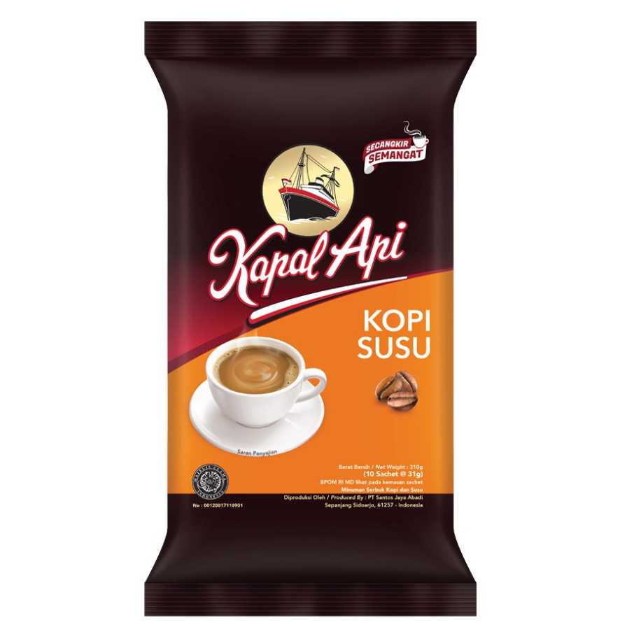 

KAPAL API KOPI SUSU 1 Pack (10 x 31 gr)