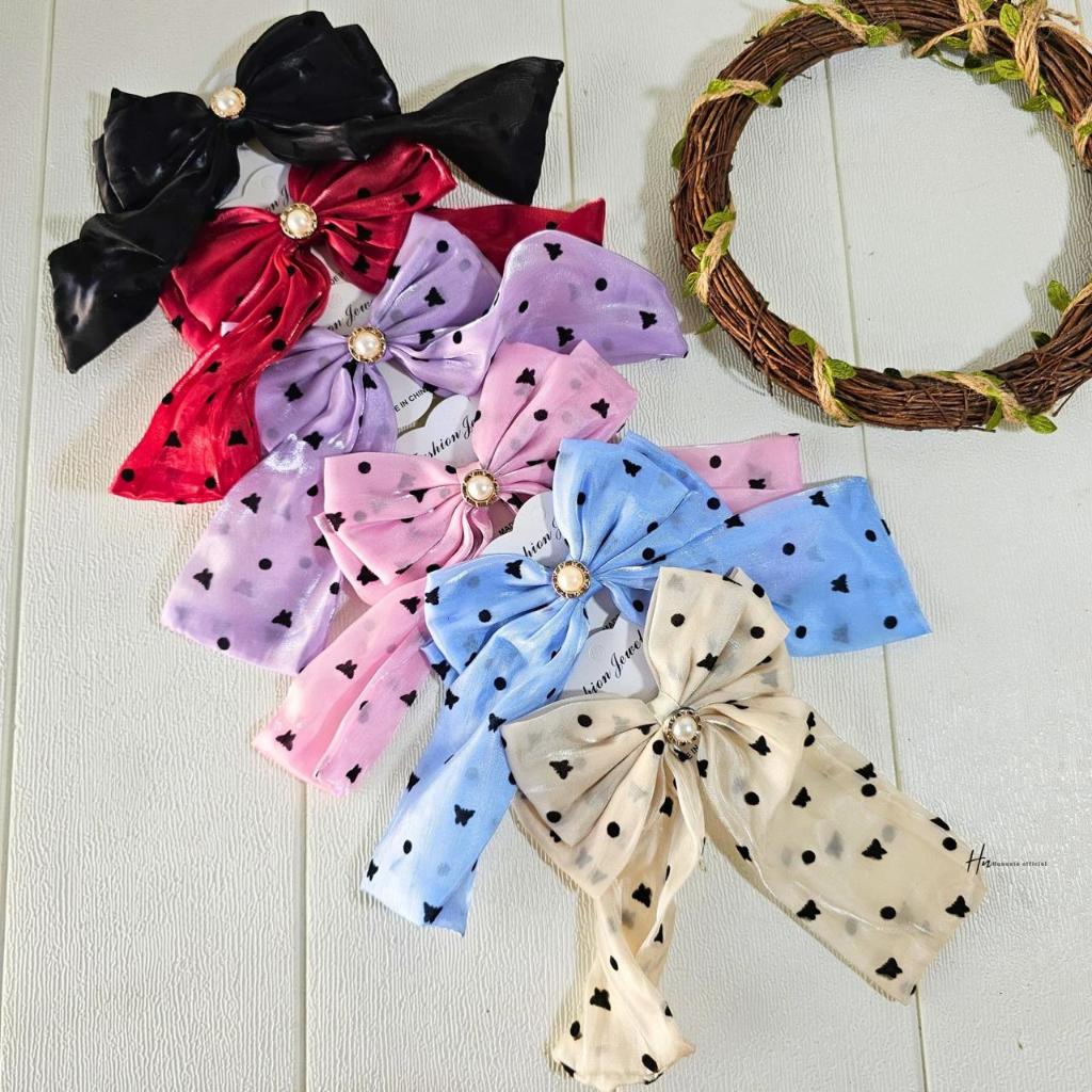 (1PCS) JEPIT RAMBUT PITA/IKAT RAMBUT PITA  ALA KOREA/JEPITAN PITA RAMBUT UKURAN SEDANG/PITA RAMBUT M