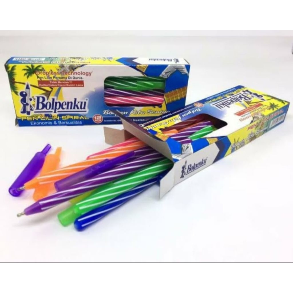 

Bolpenku Pen Spiral Ekonomis Berkualitas isi 12pc