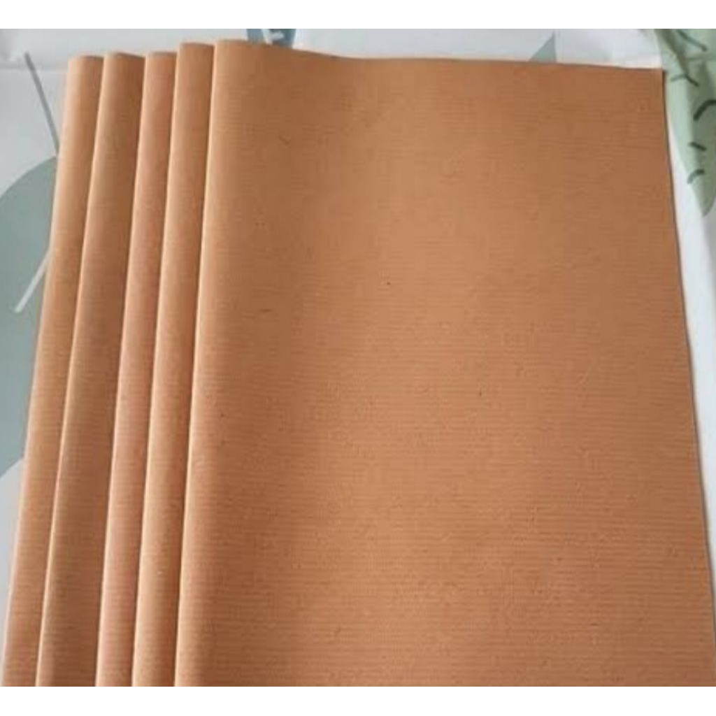 

sampul buku kertas polos coklat big boss 1 pack isi 100 pcs