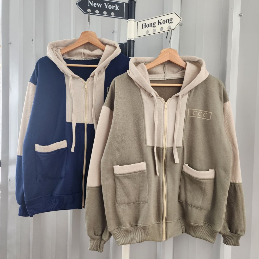 Jaket Couple Terbaru CCC Combine Hoodie - Hoodie Couple - Sweater Couple - ootd Couple Pasangan