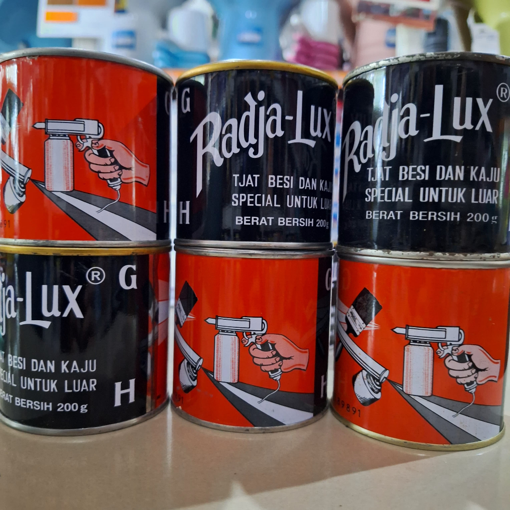 

Radja-Lux Cat Besi dan Kayu Special untuk Interior Eksterior Berat Bersih 200g