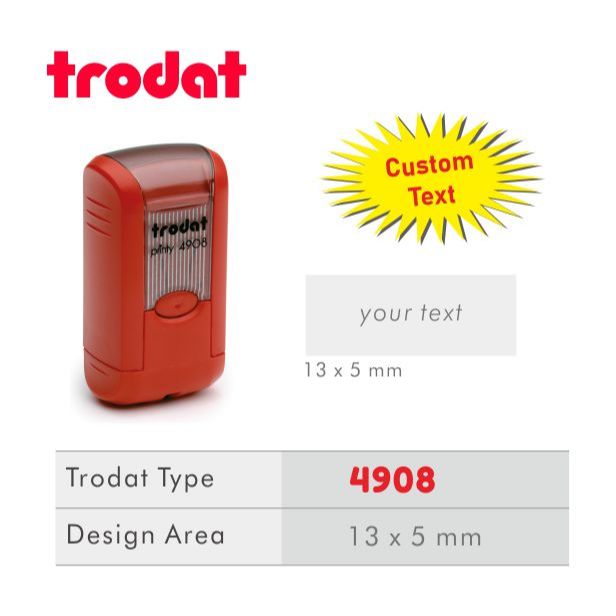 

Stempel Otomatis Printy 4908 / Custom Design