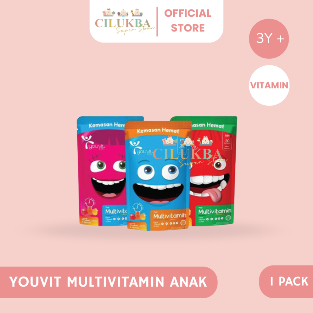 YOUVIT MULTIVITAMIN VITAMIN GUMMY | VITAMIN KECERDASAN ANAK | VITAMIN | VITAMIN ANAK