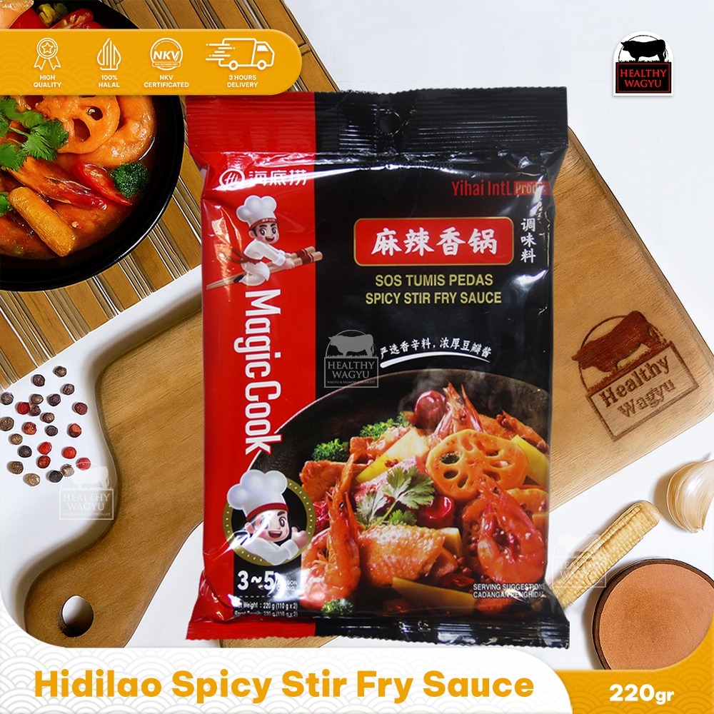 

Haidilao Malaxiangguo Hot Spicy & Numbing Stir-Fry Pot Seasoning Halal BPOM Healthy Wagyu