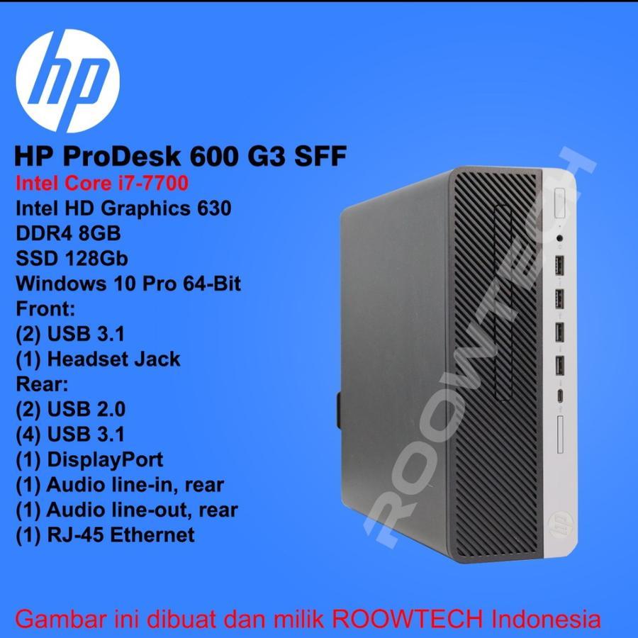 PC Desktop Hp Core i7 7700 Ram 8Gb HDD 1Tb Garansi 1 Tahun