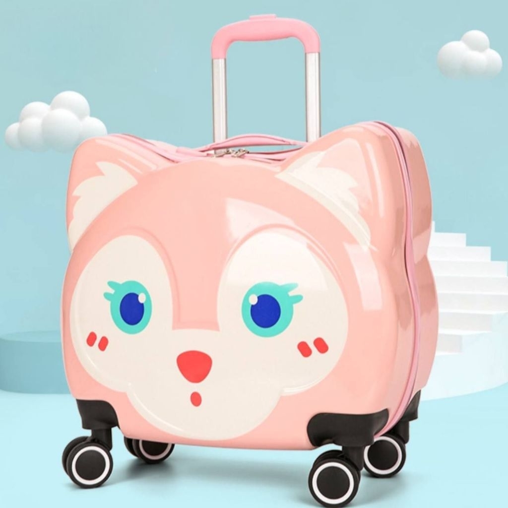 Tas Koper Troli Anak Sekolah Sanrio Melody Kuromi --KMC260