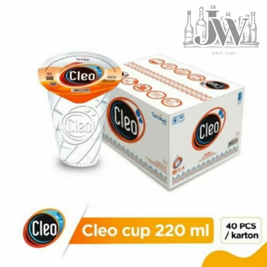 

Air Mineral CLEO Cup Gelas 220ml isi 40 Murah