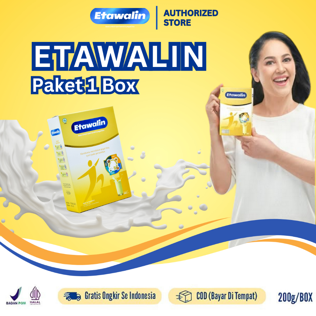 

Etawalin Susu Etawa Original Atasi Asam Urat Nyeri Sendi 1 Box