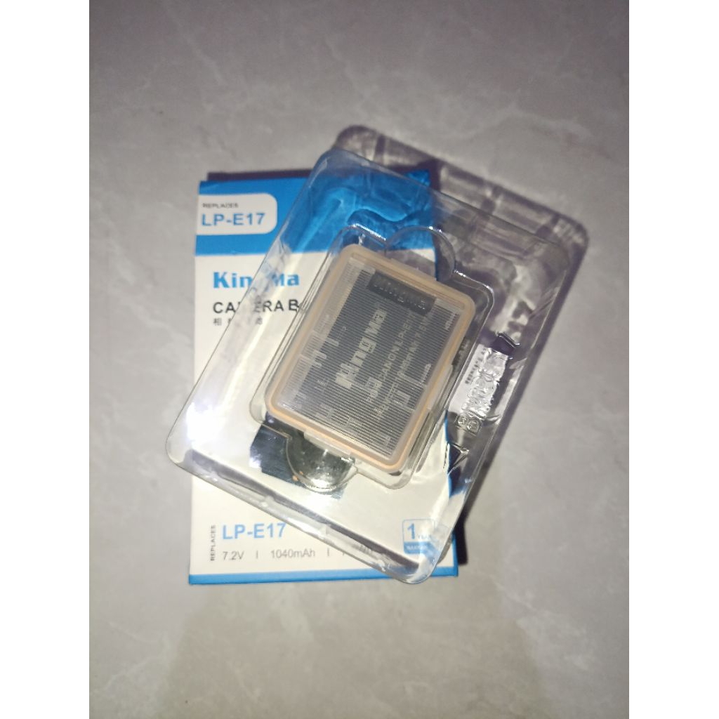 Baterai LP-E17 Kingma & Charger adapter second