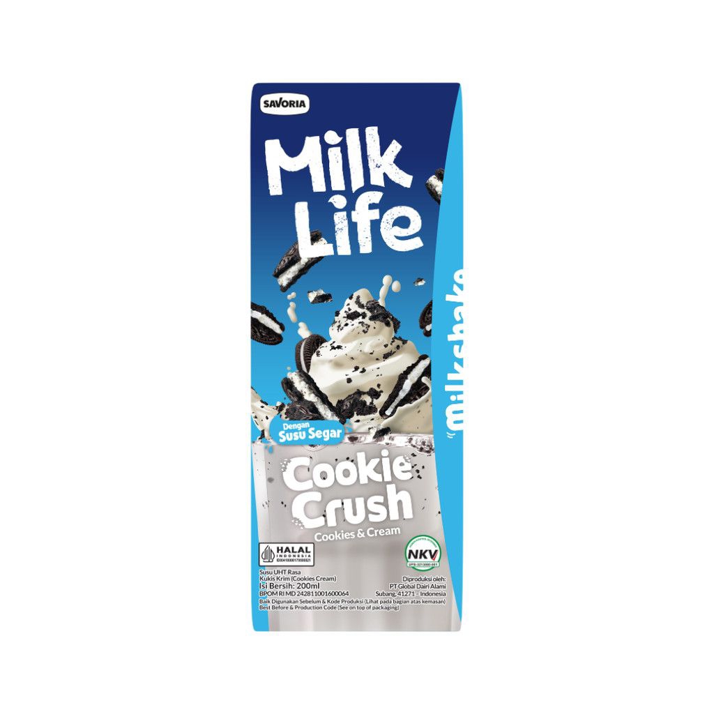 

MILKLIFE COOKIES & CREAM. Kemasan 200ml. Minimal Beli 3 pcs. HANYA UNTUK AREA BANDAR LAMPUNG SAJA