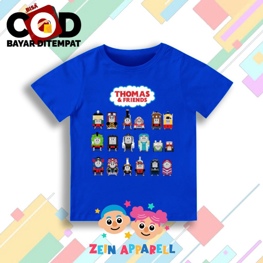 Baju Anak THOMAS and FRIENDS / Kaos Anak THOMAS and FRIENDS