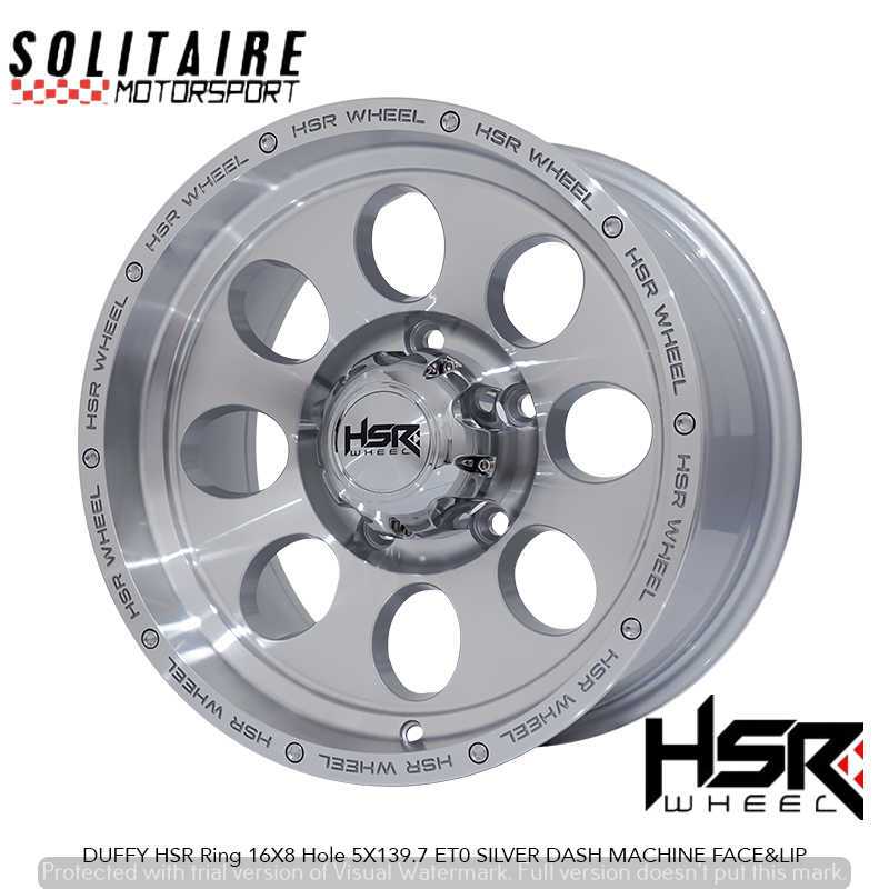 VELG SEMI OFFROAD RING 16 JIMNY, VITARA VELG HSR DUFFY R16 H5X139,7 GRATIS ONGKIR