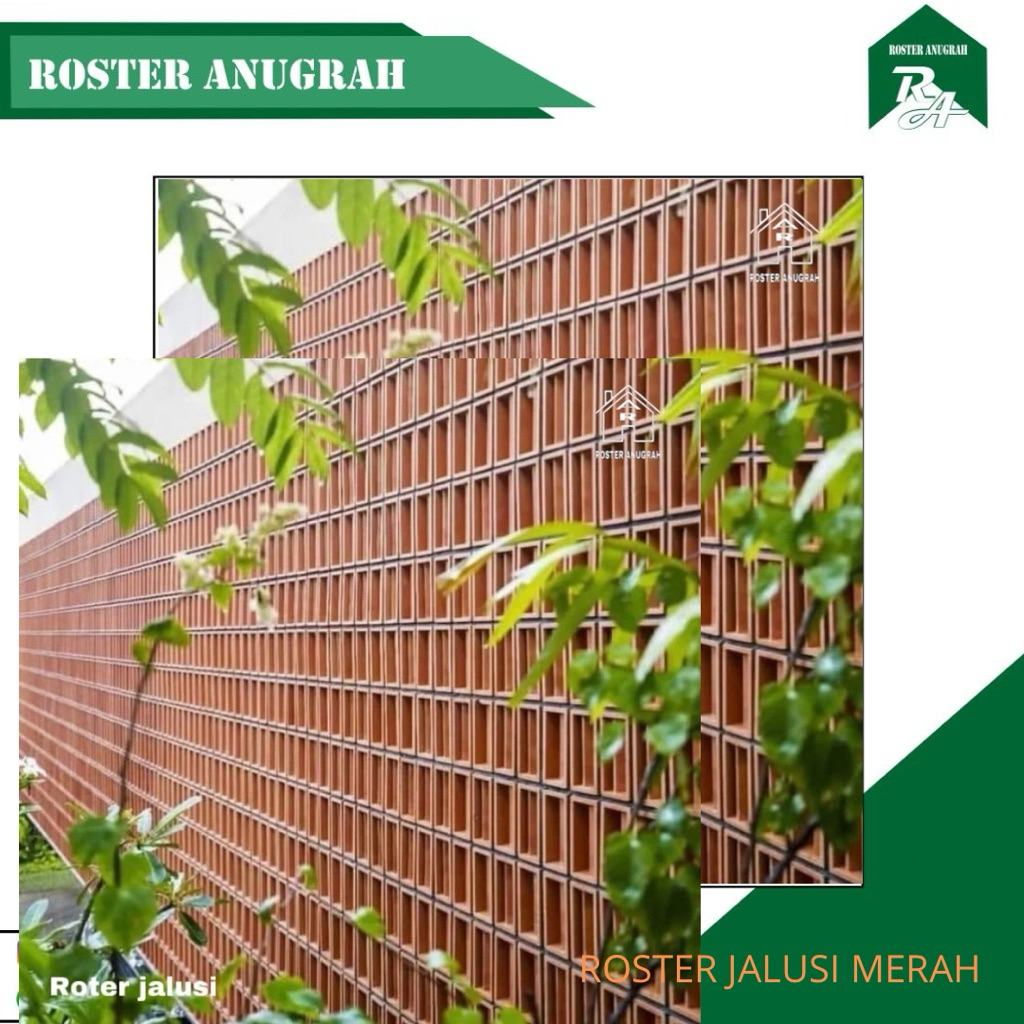 roster beton jalusi merah
