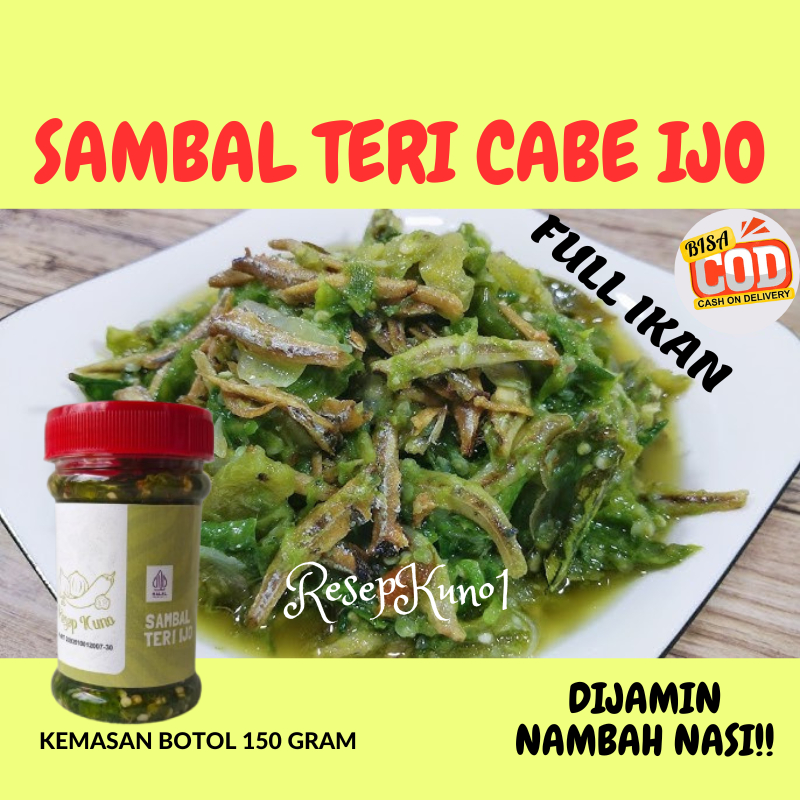

Sambal Sambel Teri Cabe Ijo Hijau Pedas 150 Gram Resep Kuno