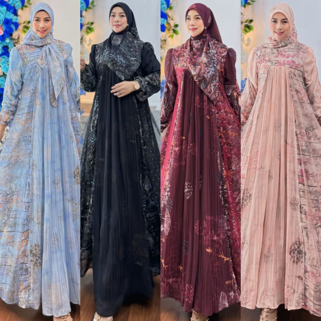 Zenina Series Gamis Syar'i Branded Original By Humaira
