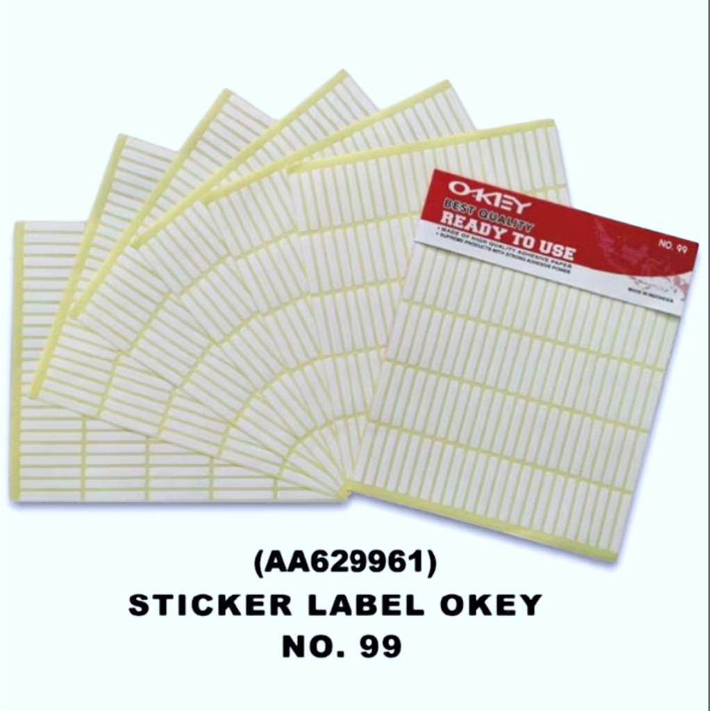 

LABEL STIKER LABEL POLIS PUTIH NO.99 DAN NO.112 1PACK