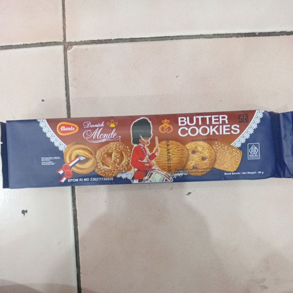 

Monde Butter Cookies 90gr 1 Bungkus
