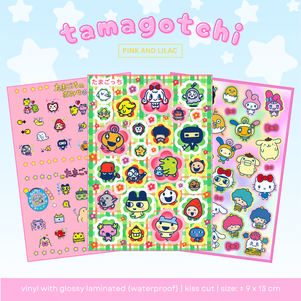 

Sticker Sheet Tamagotchi | Deco Sticker Japan Waterproof