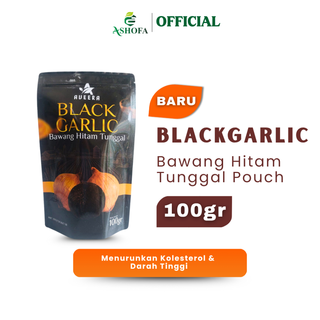 

Blackgarlic Tunggal 100gram - Bawang Lanang Hitam Solo Black Garlic Imun Tubuh & Herbal Kolesterol