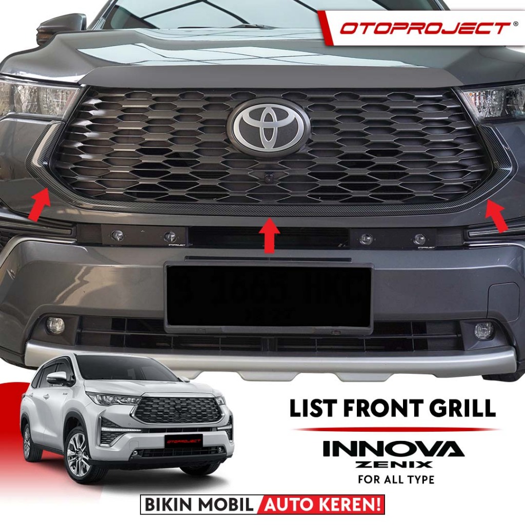 MERBAU Otoproject List Front Grill Zenix/Toyota Innova Zenix Front Grill/Grill depan mobil zenix