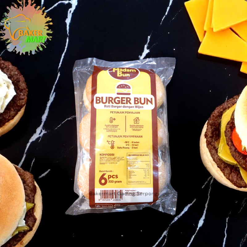 

Madame Bun Roti Burger Bun 6 Pcs