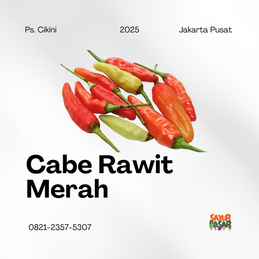 

Cabai Rawit Merah Super Pedas 1 kg– Segar & Siap Masak
