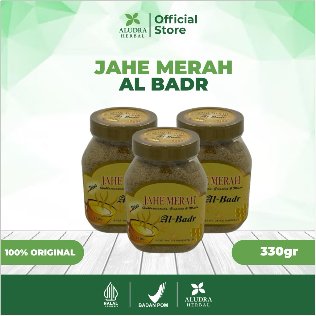 

Jahe Merah Serbuk Al Badr Isi 330 gr