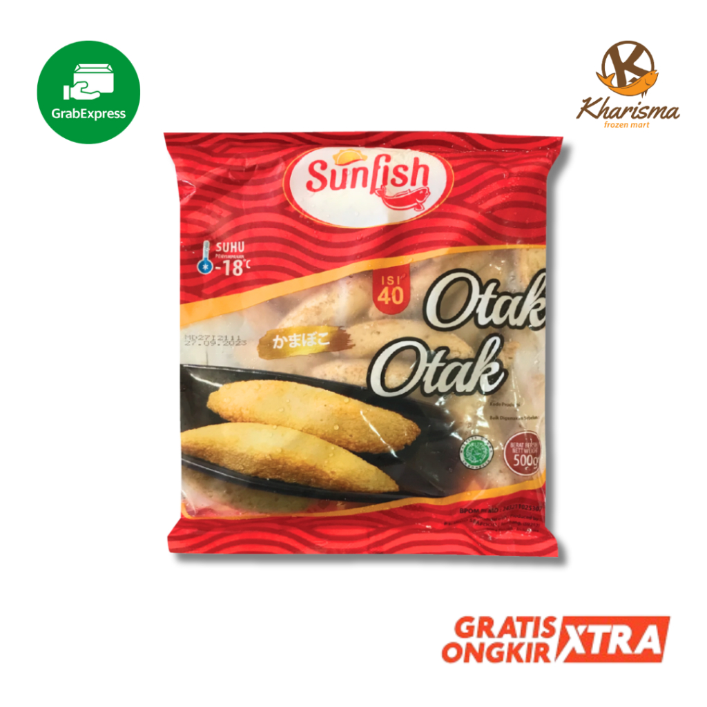

Sunfish Otak Otak Ikan 500g Bahan Seblak Seafood Frozen Food Padang