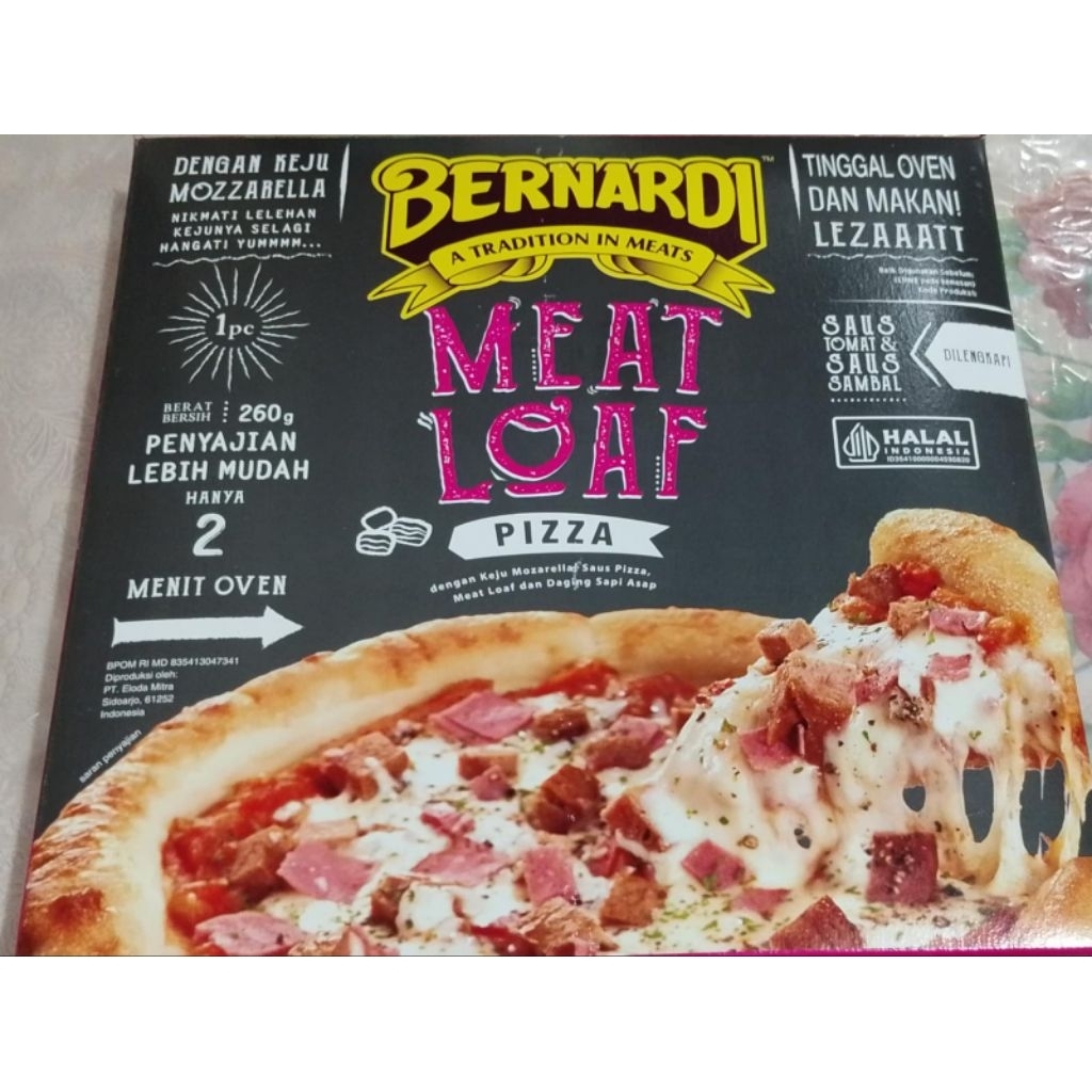 

bernardi meat loaf pizza 260gr