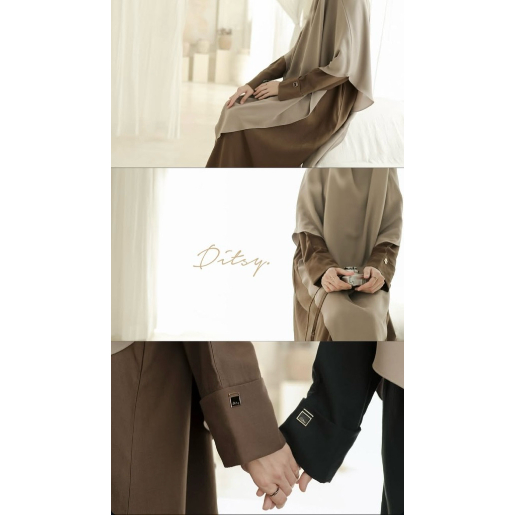 Ditsy Moslem Rabeea Black Juni 2025
