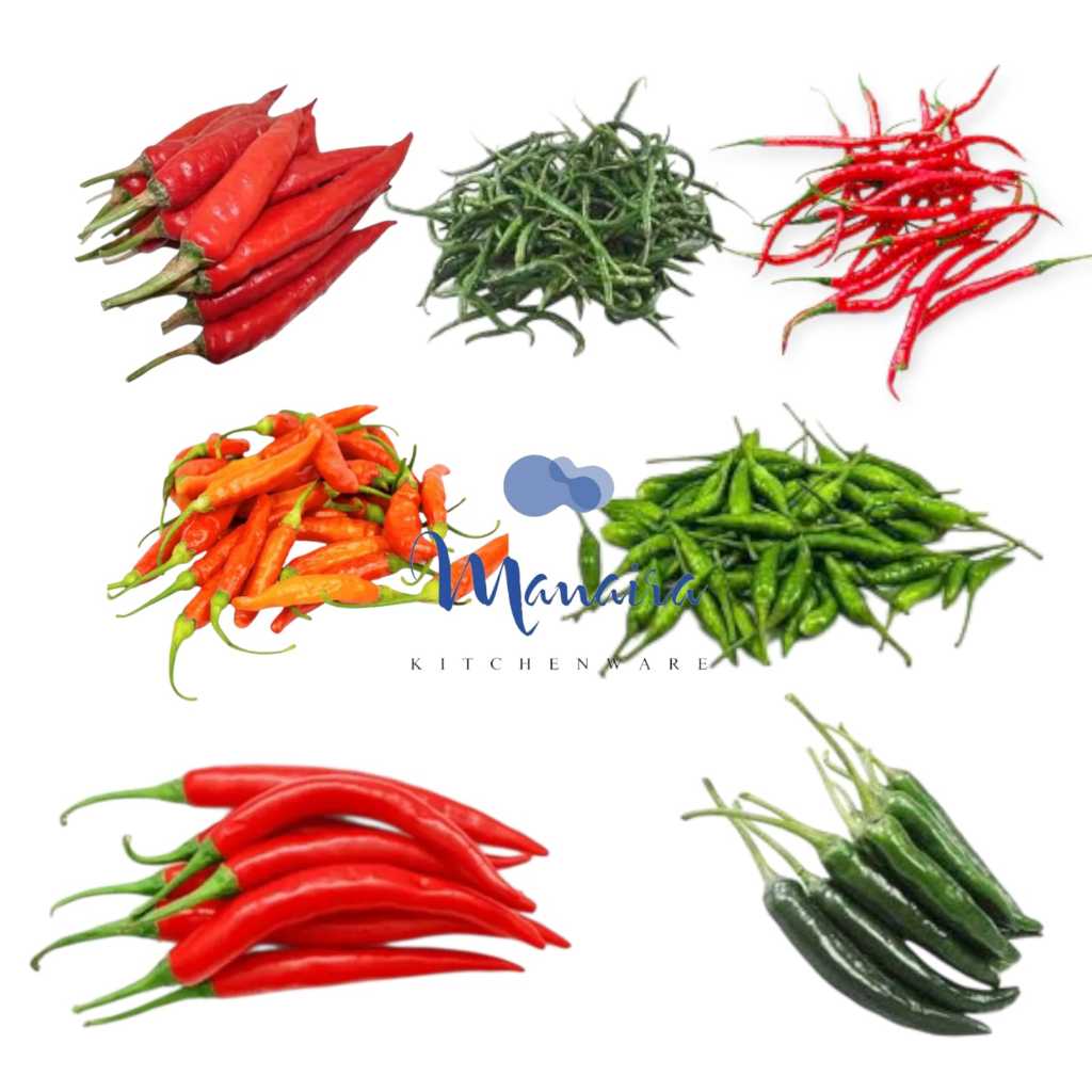 

250Gr - CABAI [ Cabe Rawit Merah - Hijau / Cabe Keriting Merah -Hijau / Cabe Besar TW Merah-Hijau / Cabe TANJUNG