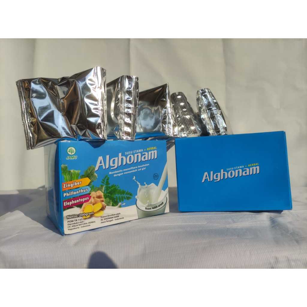 

Susu Kambing Al Ghonam Kemasan Sachet 200 gr