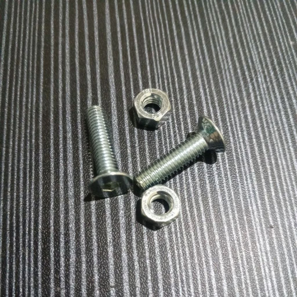 Baut Verseng L/Baut jf L dan mur ukuran M6