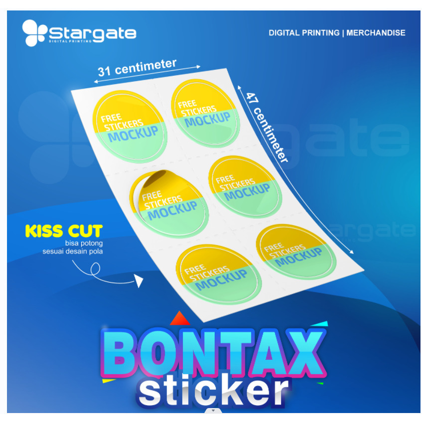 

STIKER BONTAK A3 - COCOK UNTUK LABEL PRODUK