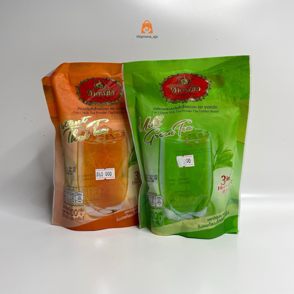

CHATRAMUE THAI TEA INSTAN 3 IN 1 || READY STOK