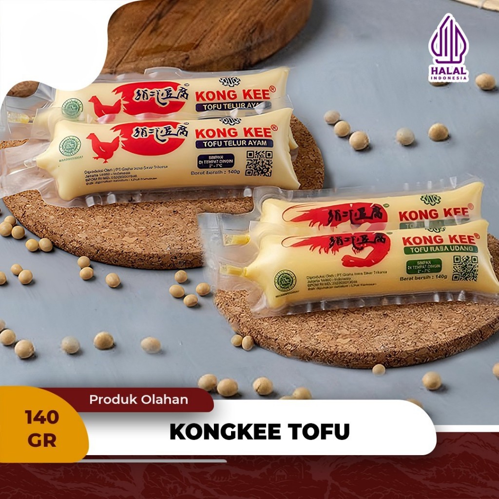 

Tofu Ayam & Udang Kong Kee / Tahu Telur / Tofu Jepang 140 gr