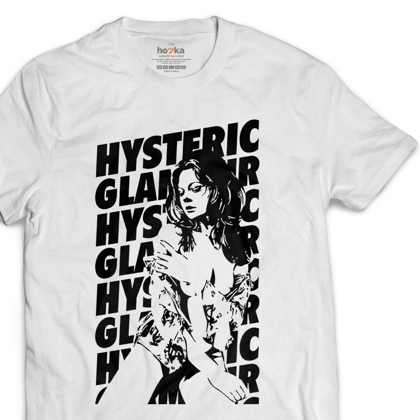 Kaos HYSTERIC GLAMOUR Tshirt Distro Hooka Katun Combed 24S/30S