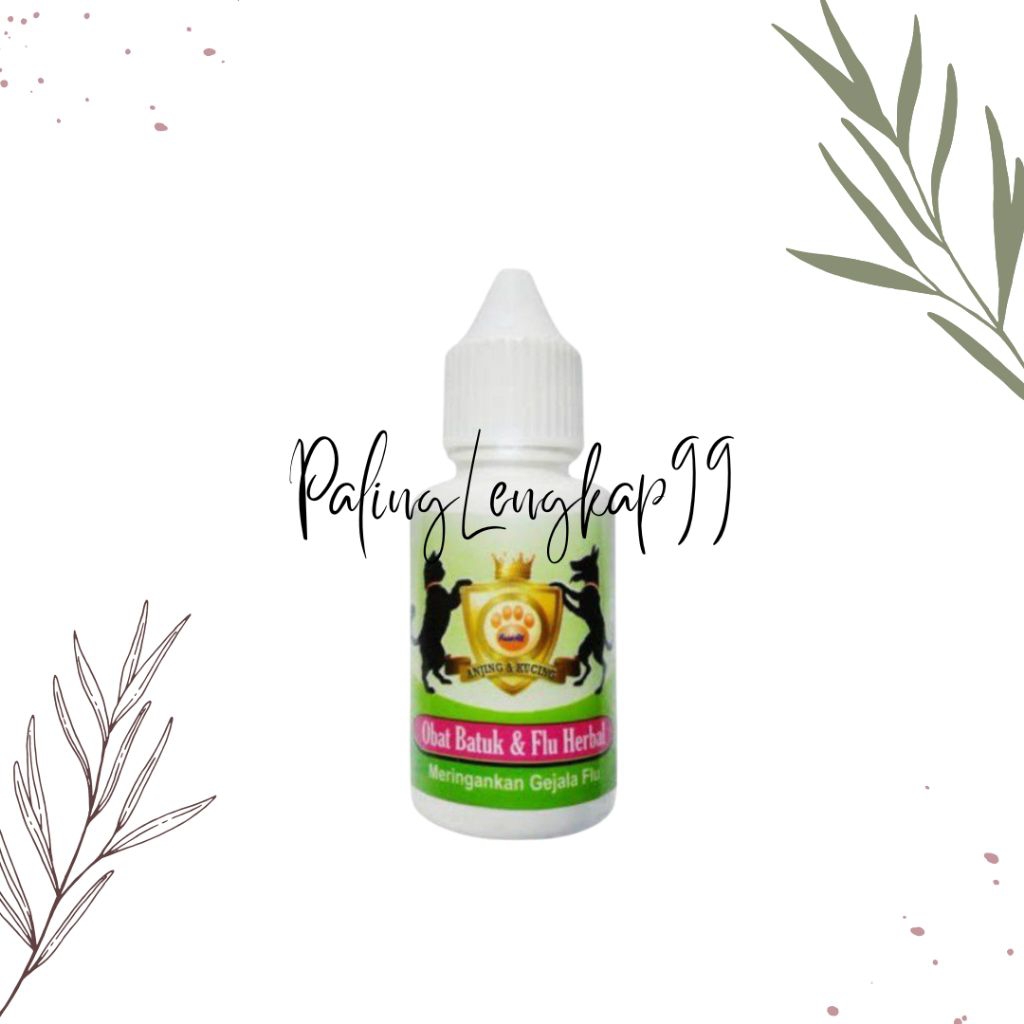 Obat Batuk dan Flu Herbal - Obat Batuk Flu pilek Untuk Kucing Anjing