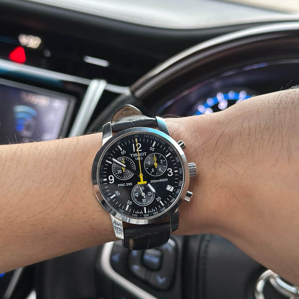 Jam tangan Tis*ot PRC 200 Chronograph 39mm Original  second