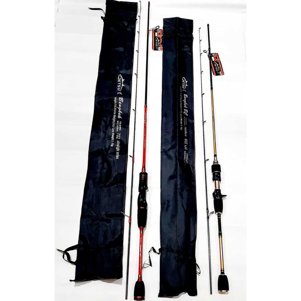JORAN PANCING GETSU BENGKEK ULTRALIGHT SOLID CARBON 2-6lb