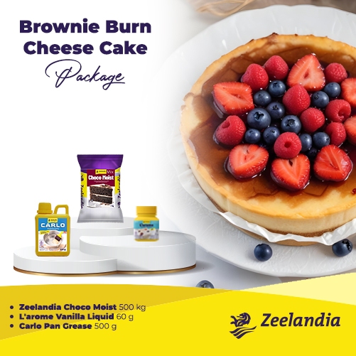 

PAKET 8 Brownie burn cheese cake